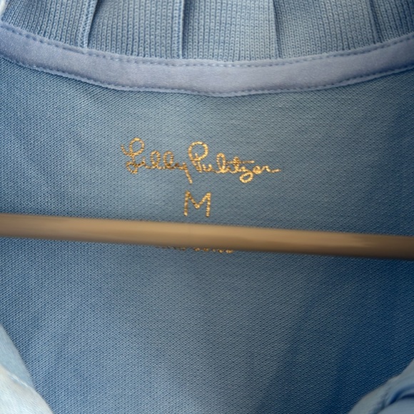 Lily Pulitzer Baby Blue Floral Collared Dress - Picture 4 of 5